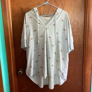 Rainbow Top  Jane and Delancey  2X